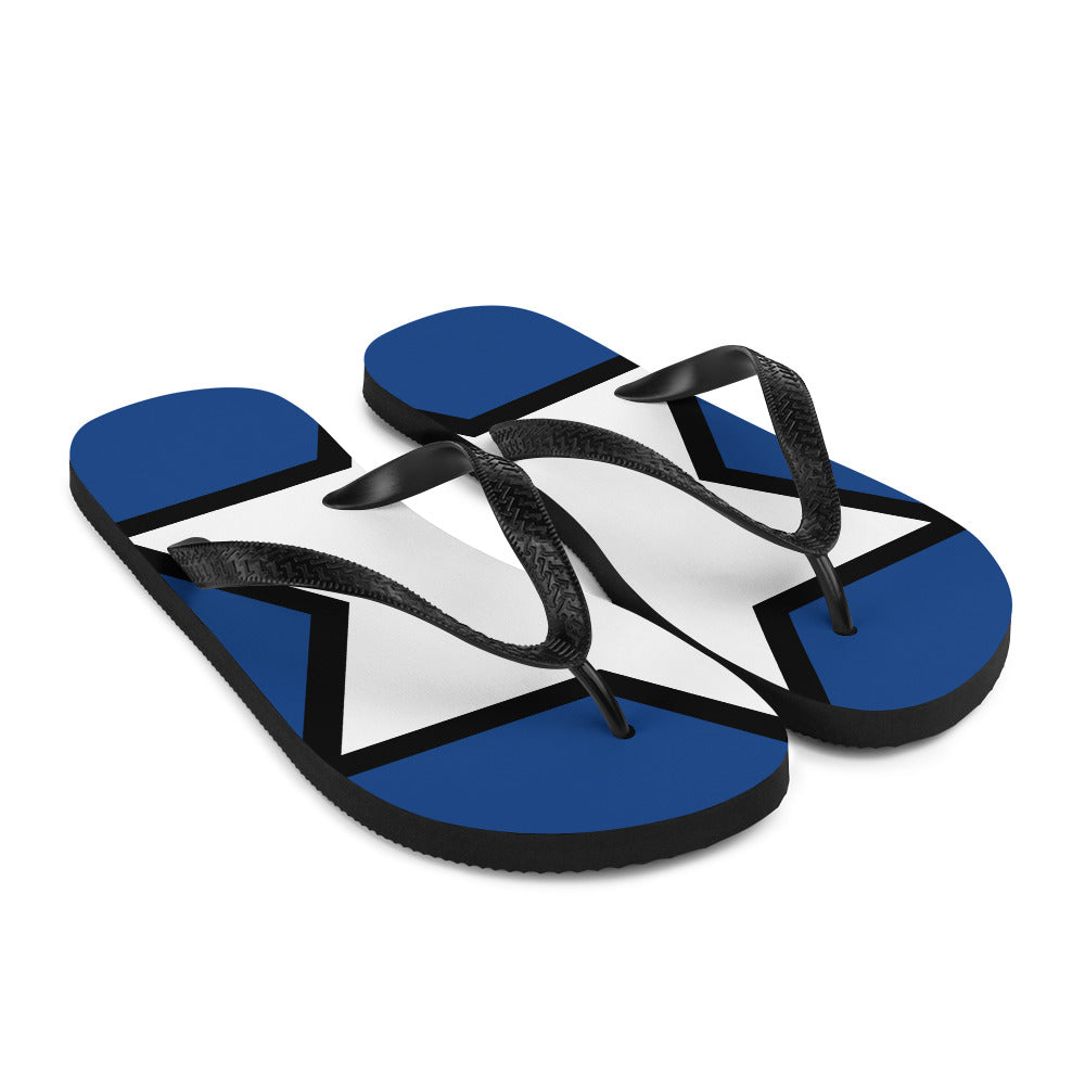 Magen David Flip Flops