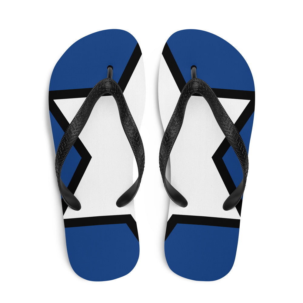 Magen David Flip Flops